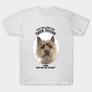 Lucky Cairn Terrier T-Shirt